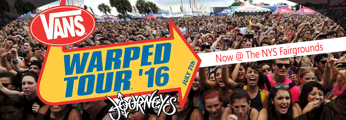 Vans Warped Tour Now At the NYS Fairgrounds